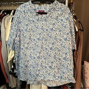 J Crew Floral Top
